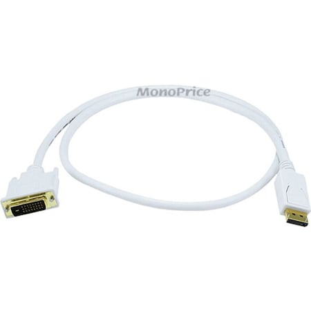 Monoprice CPU Cord, Display to DVI-D Sgl Male, 3ft 6014