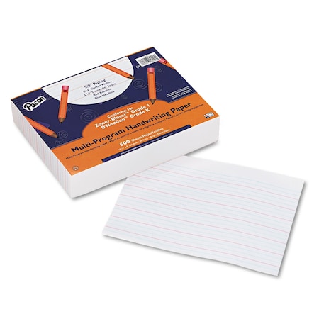 Pacon Paper, Handwriting, White, PK500 2420