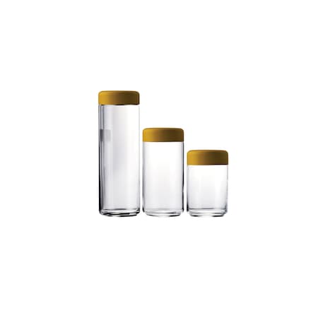 Mepra Atmosfera Food Container - Urano - 3 Pcs. - Materic Ocher 291018O7