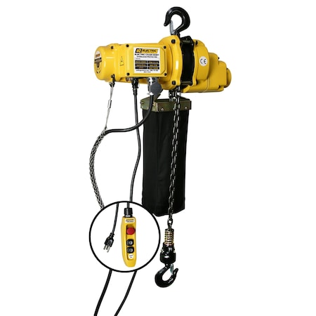 Oz Lifting Products 2000 lb Electric Chain Hoist with 30 ft of lift OZ2000EC-30