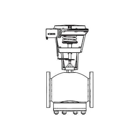 Schneider Electric VB: 2-1/2 in. 2W. Globe. FLG. UO. BR. 56 cv. 125 PSI. Act (MK-6811): Pneu. Prop. 5-10 PSIG. SR. NO. VK-8213-602-5-12