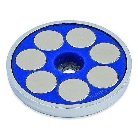 Zoro Select Rare Earth Magnet, Steel RB20BL-NEOBX
