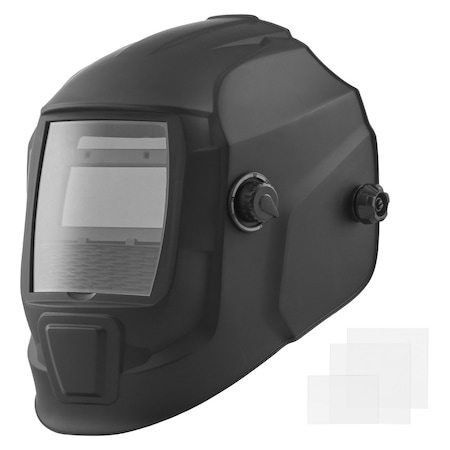 Vevor Welding Helmet Auto Darkening 3.66 in x 1.69 in True Color Mask Shade 4/9-13 BY433E