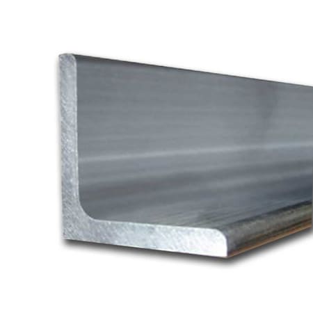 Online Metal Supply 3-1/2 in x 3-1/2 in x 1/2 in x 11 in, 6061-T6511 Aluminum Angle 61ASANG3.5W3.5T0.5L11.1