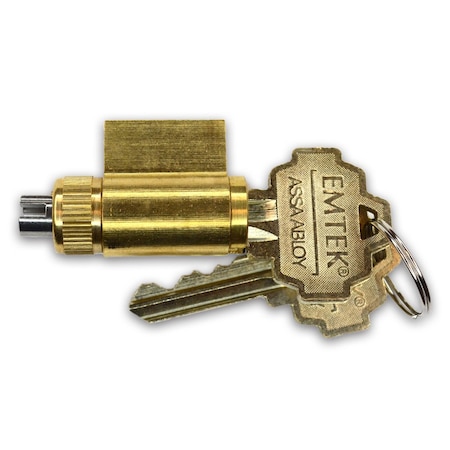 Emtek Key-In Knob or Lever, Single Keyed, Schlage C Cylinder for US3, US4, US7 and US3NL Finishes CY4-PSCHCTS2-US3