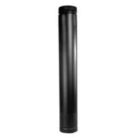 Selkirk Stove Pipe, 6 in ID x 6-1/2 in OD Dia, 38 to 68 in L DSP6TL