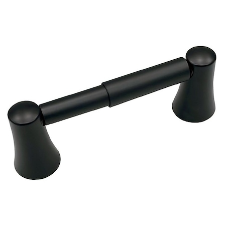 Boston Harbor Paper Holder, Zinc/Polypropylene, Black, Matte Black, Wall Mounting 8756