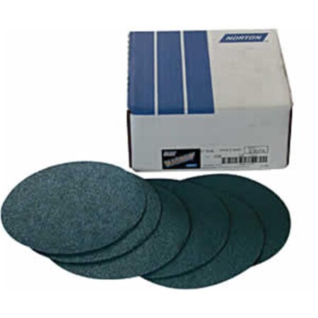 Norton Refinishing Products Blue Magnum 6 in PSA Discs- 40E Grit- 50 Pk., 50PK NOR23574
