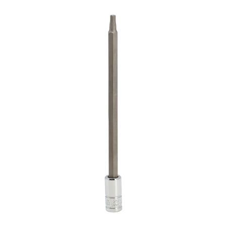 Genius Tools 1/4in Dr. T-25 Star Bit Socket 140mmL 208+6625