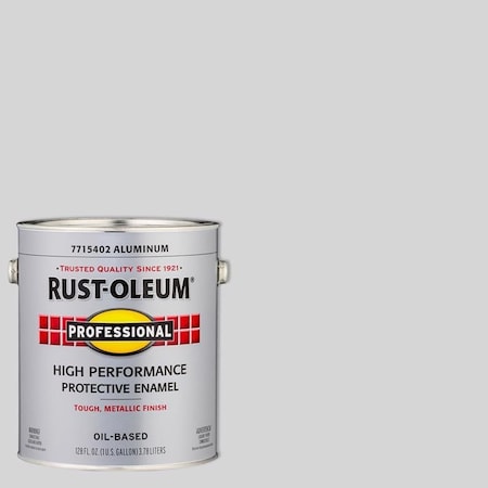 Rust-Oleum Gloss Aluminum Oil-based Protective Enamel Paint 1 gal 7715402-2