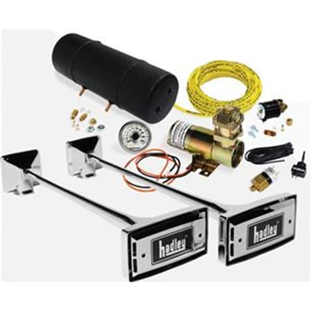 Hadley Horns H00977N Single Air Horn Rectangular Trumpet H34-H00977N