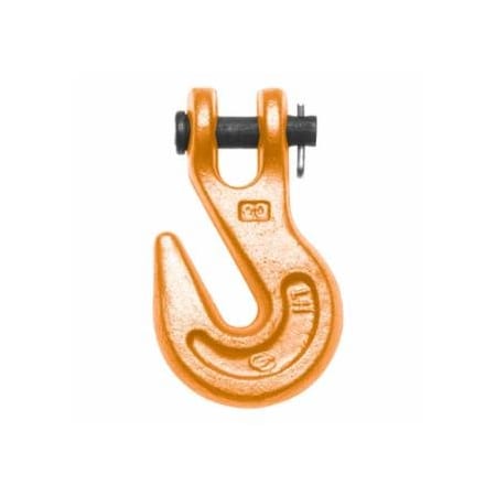 Campbell 473 Series Clevis Grab Hook, 1/4 in, 4100 lb, Orange Powder Coat 193-4503315
