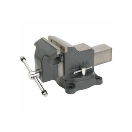 Wilton Shop Vises, 4 in Jaw, 2 3/4 in Throat, Swivel Base 825-63300