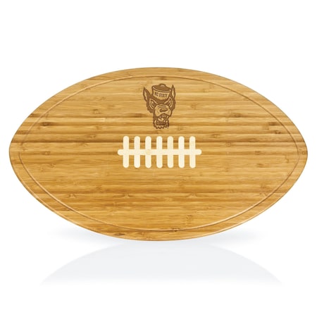 Picnic Time Family Of Brands NCAA NC State Wolfpack Kickoff Football Cheese Board - Novelty Charcuterie Board 908-00-505-423-0