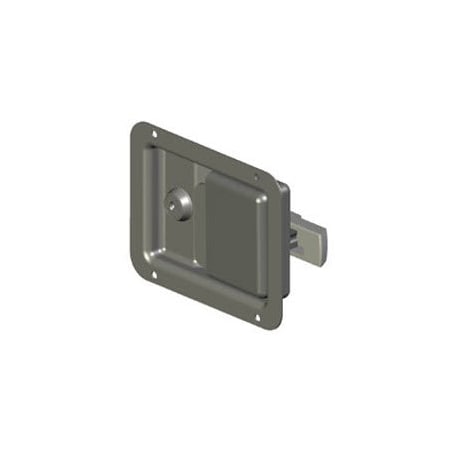 Southco Push To Close Latch, Large Size, Locking, Rivet Mount 4.9mm .19 in dia. Holes 64-50-411-50