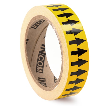Accuform DIRECTIONAL FLOW ARROW TAPES 1 X 54 RAW252BKYL