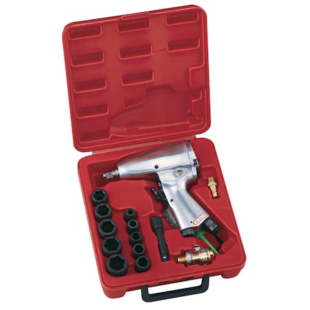 Genius Tools 16PC 3/8in Dr. Metric Impact Wrench Set, 160 ft-lb TF-316M1
