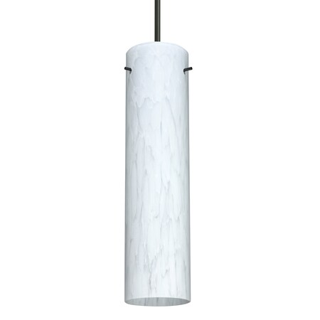 Besa Lighting Besa Stilo 16 Pendant, Carrera, Black Finish, 1x 100W MAX E26 Base 1JT-722419-BK