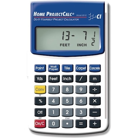 Calculated Industries Project Calculator, 11 Display, LCD Display 8510