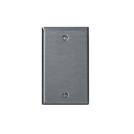 Leviton Wall Plate, Stainless Steel SSJ13-40