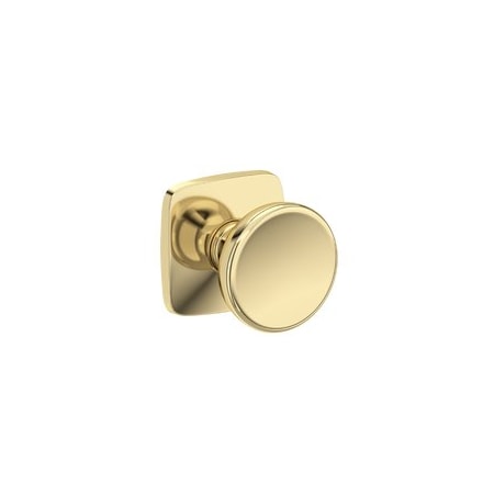Baldwin Residential Door Knobs Full Dummy Reversible Non-Lacquered Brass FDSOLSFR031