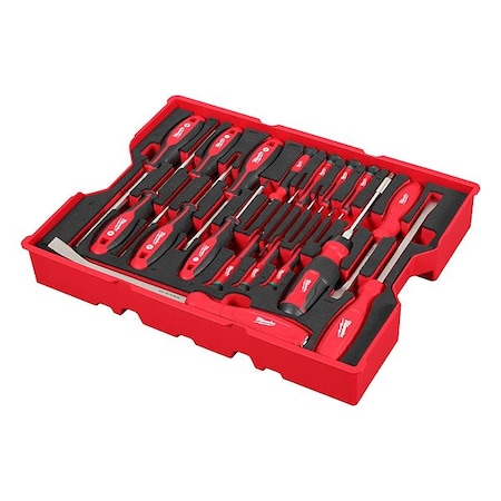 Milwaukee Tool Screwdriver and Pry Bar Set 48-22-0158