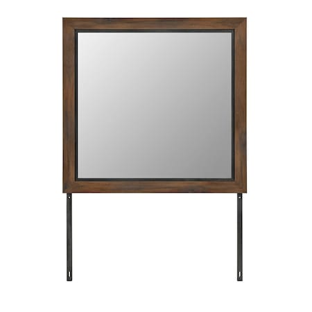 Global Furniture Usa Modern Optimus Brown/Black Mirror OPTIMUS-BRWN/BLK-MR