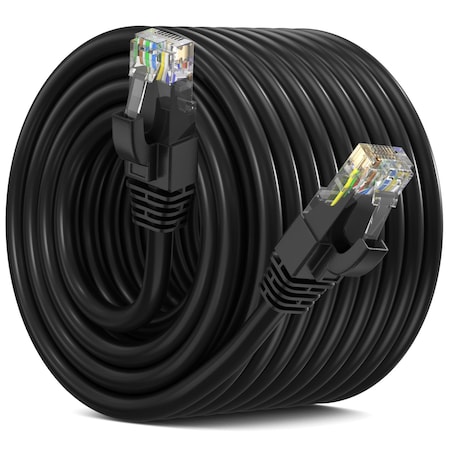 Maximm Cat6 Ethernet Cable 150ft 10Gbps 550MHz UTP, Blue CAT6-CCA-150FTBL