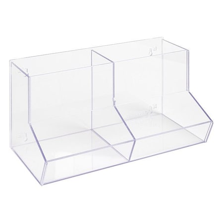 Poltex Lab Bulk Bin, Clear, 16 3/4 in L BLKBNDBL8-M