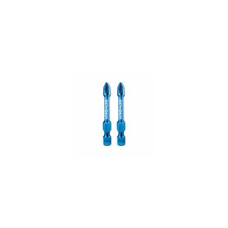 Sm Products PH2 Phillips Impact Driver Bits, 2 In., 2-Pk. 19046