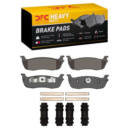 Dfc Heavy Duty Disc Brake Pad Set,  1214-0711-01