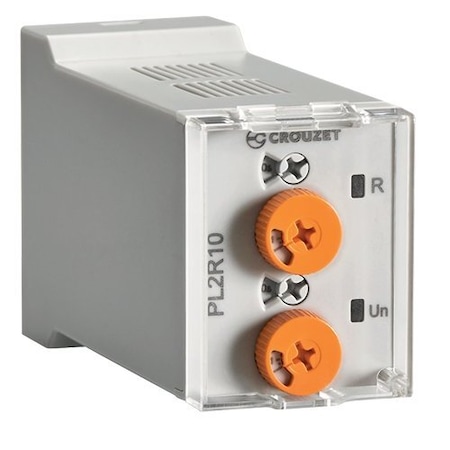 Crouzet Syr-Line Plug-In Timer PL2R, 12-240 VAC/DC, 2 C/O, 10 A, 0.5 - 10 days, 35 mm, 5PK PL2R10MV1