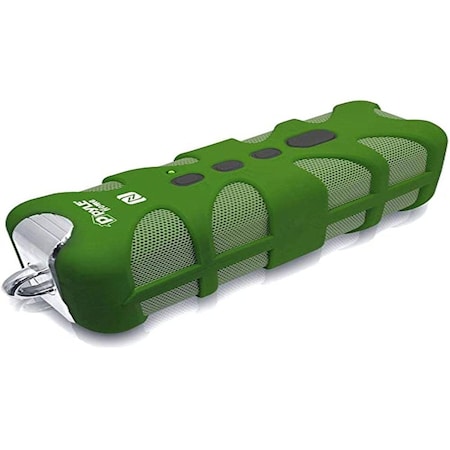 Pyle Pyle Portable Wireless Bluetooth Speaker Stereo Box Marine Grade, Waterproof or Splash Proof PWPBTN65GN