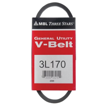 Mbl 3L170A General Utility V-Belt 0.38 x 17 in. 8424376