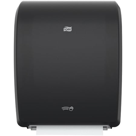 Tork Electronic Hand Towel Roll Dispenser, 8in Roll, 12.32 x 9.32 x 15.95, Black 771828