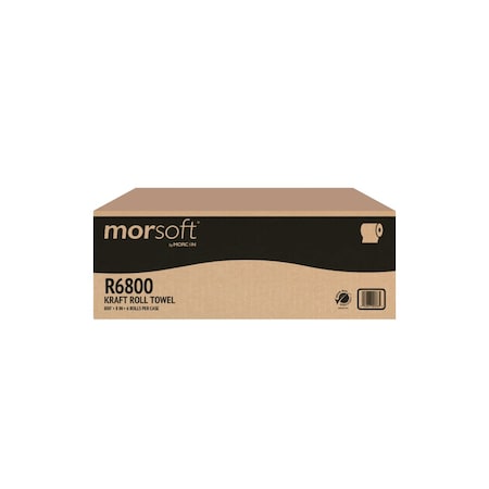 Morcon Universal Hardwound Roll Towel Kraf, PK6 R6800