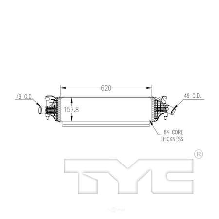 Tyc Intercooler 18096