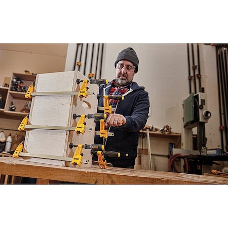 Dewalt Bar Clamp, Medium-Duty , 6 Inch DWHT83827