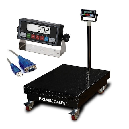 Prime Systems 22x32 1000x0.1lb Bench Scale with Casters PS-B1000