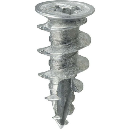 Dottie Screw Anchor, 1-1/2" L, Zamac Alloy, 100 PK WD8