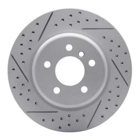 Dynamic Friction Co DFC Geoperformance Rotor - Drilled and Slotted 830-31104R