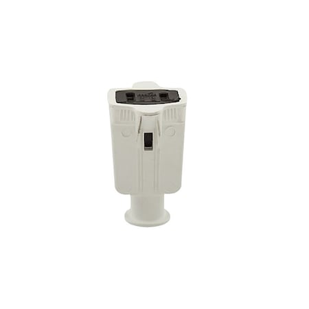 Eaton Wiring Devices Straight Blade Connector, 1-15R, 15 A, 125V AC, 2 Pole, 2 Wire, Screw Terminals, White 86W-BOX