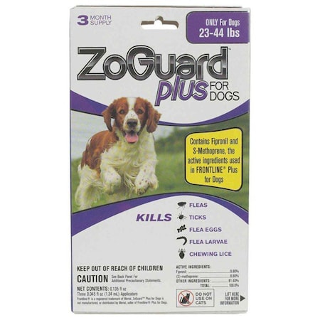 Zoguard PHV, Plus for Dogs 23-44lbs, 3PK 064726