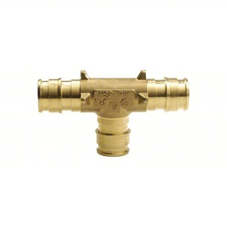 Uponor Tee, Brass, Barbed1in, 1in, 1in LF4701010
