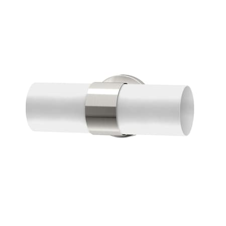 Gatco Glam Double Sconce, Satin Nickel 1634