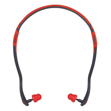 Pip Banded Ear Plug, 24 dB Noise Reduction, Curved Shape, ANSI S3.19-1974, Disposable, Curved Design 267-HPB410