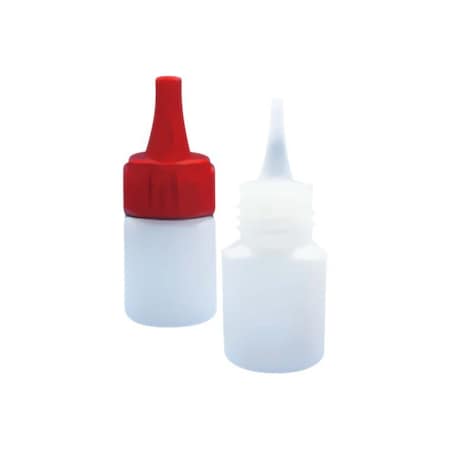 Jorgensen Laboratories Boston Round Bottle w/Yorker Cap, 60mL, 100PK J1204CB