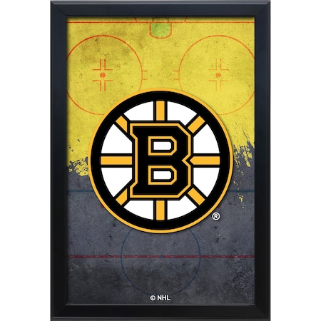 Holland Bar Stool Co Boston Bruins 15.75 in. x 23.5 in. LED Snap Frame Lightbox by Company LBSnap