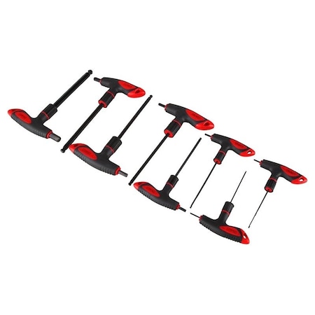 Vulcan Hex Key Set, 8-Piece, Chrome Vanadium Steel JL-HKT-8S