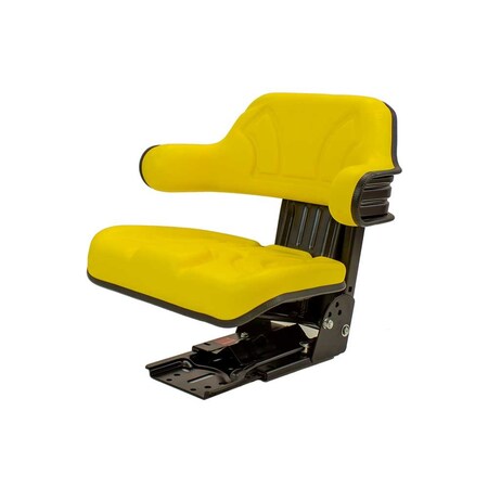 Uni Pro 350 Utility Mechanical Suspension Seat | Yellow Vinyl 8781